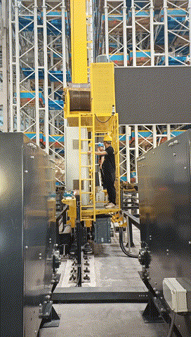 堆垛机维修平台让检查事情更便捷~1.gif